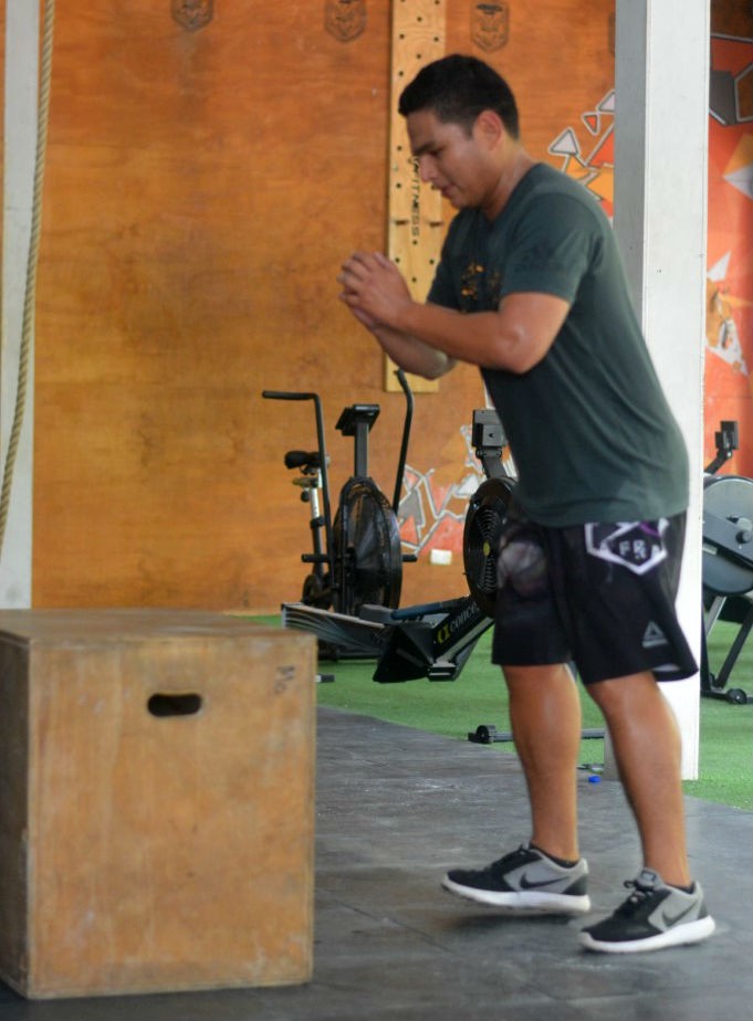 Box Jumps para CrossFit paso 2